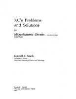 KC's Problems and Solutions to Microelectronic Circuits