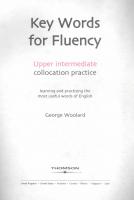 Key Words for Fluency: Upper Intermediate Collocation Practice
 9780759396272