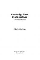 Knowledge Flows in a Global Age: A Transnational Approach
 9780226820378