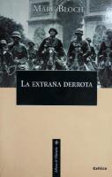 La extraña derrota. Testimonio escrito en 1940
 8484324044