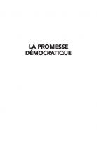 La promesse démocratique: place aux citoyens !
 2200632835, 9782200632830