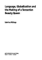 Language, Globalization and the Making of a Tanzanian Beauty Queen
 9781783090761