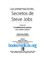 Las presentaciones: Secretos de Steve Jobs