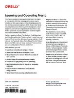Learning and Operating Presto: Fast, Reliable SQL for Data Analytics and Lakehouses
 9781098141851