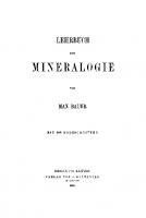 Lehrbuch der Mineralogie [Reprint 2018 ed.]
 9783111534121, 9783111166049