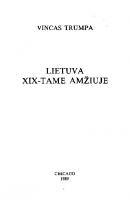 Lietuva XIX-tame amžiuje