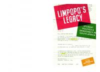 Limpopo's Legacy: Student Politics & Democracy in South Africa
 1847012175, 9781847012173