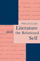 Literature and the Relational Self
 9780814788738