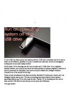 Live USB: How to run windows off of a USB drive