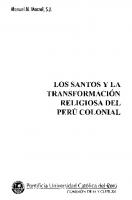 Los santos y la transformación religiosa peruana