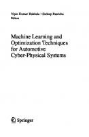 Machine Learning and Optimization Techniques for Automotive Cyber-Physical Systems
 9783031280160, 3031280164
