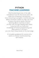 Machine Learning Made Easy Using Python
 9798584267551