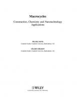 Macrocycles: Construction, Chemistry and Nanotechnology Applications   [1 ed.]
 047071462X, 9780470714621