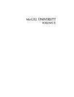 McGill University: For the Advancement of Learning, Volume II, 1895-1971
 9780773560949