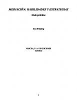 Mediación: habilidades y estrategias. Guía práctica
 9788427722002