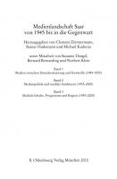 Medienlandschaft Saar: von 1945 bis in die Gegenwart [3 Bände ed.]
 9783486719406, 9783486591705