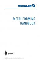 Metal Forming Handbook [1 ed.]
 3-540-61185-1, 9783540611851