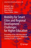 Mobility for Smart Cities and Regional Development - Challenges for Higher Education: Proceedings of the 24th International Conference on Interactive ... (Lecture Notes in Networks and Systems, 390)
 3030939065, 9783030939069
