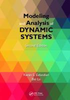 Modeling and analysis of dynamic systems [2 ed.]
 9781466574953, 146657495X