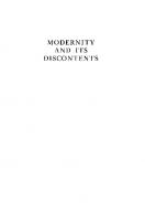 Modernity and its Discontents
 9780823296118