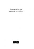 Mummies, magic and medicine in ancient Egypt: Multidisciplinary essays for Rosalie David
 9781784997502