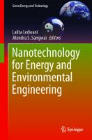 Nanotechnology for Energy and Environmental Engineering (Green Energy and Technology)
 3030337731, 9783030337735