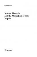 Natural Hazards and the Mitigation of their Impact
 3031072251, 9783031072253