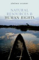 Natural Resources and Human Rights
 9780192515186, 9780198795667