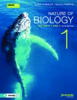 Nature of biology 1: VCE units 1 & 2 [5 ed.]
 9780730321361, 9780730321385, 9780730327516