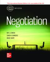 Negotiation ISE [9 ed.]
 1266283153, 9781266283154