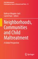 Neighborhoods, Communities and Child Maltreatment: A Global Perspective (Child Maltreatment, 15)
 3030930955, 9783030930950