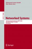 Networked Systems: 10th International Conference, NETYS 2022, Virtual Event, May 17–19, 2022, Proceedings (Lecture Notes in Computer Science)
 3031174356, 9783031174353