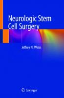 Neurologic Stem Cell Surgery
 3030724190, 9783030724191