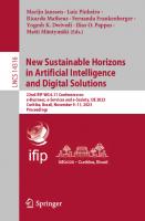 New Sustainable Horizons in Artificial Intelligence and Digital Solutions (Lecture Notes in Computer Science)
 3031500393, 9783031500398