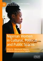 Nigerian Women in Cultural, Political and Public Spaces (Gender and Cultural Studies in Africa and the Diaspora)
 3031405811, 9783031405815