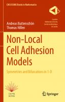 Non-Local Cell Adhesion Models: Symmetries and Bifurcations in 1-D (CMS/CAIMS Books in Mathematics, 1)
 3030671100, 9783030671105