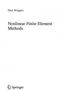Nonlinear Finite Element Methods
 9783540710004, 3540710000