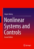 Nonlinear Systems and Controls [2 ed.]
 3662686899, 9783662686898