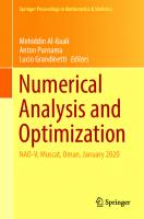 Numerical Analysis and Optimization: NAO-V, Muscat, Oman, January 2020 (Springer Proceedings in Mathematics & Statistics, 354)
 303072039X, 9783030720391