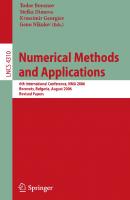 Numerical Methods and Applications: 6th International Conference, NMA 2006, Borovets, Bulgaria, August 20-24, 2006, Revised Papers (Lecture Notes in Computer Science, 4310)
 9783540709404, 3540709401
