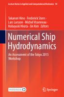 Numerical Ship Hydrodynamics: An Assessment of the Tokyo 2015 Workshop [1st ed.]
 9783030475710, 9783030475727