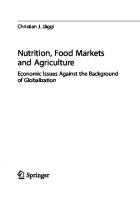 Nutrition, Food Markets and Agriculture: Economic Issues Against the Background of Globalization
 365834671X, 9783658346713
