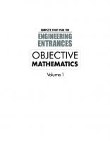 Objective Mathematics. Volume1
 9789325299122