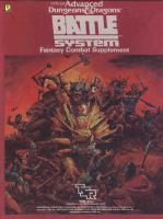 Official Advanced Dungeons and Dragons Battle System: Fantasy Combat Supplement [Supplement ed.]
 0880383437, 9780880383431