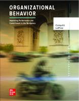 Organizational Behavior: Improving Performance and Commitment in the Workplace [7 ed.]
 9781260571509, 1260571505