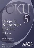 Orthopaedic Knowledge Update: Pediatrics 5 [5 ed.]
 1975123751, 9781975123758