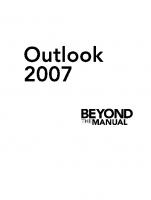 Outlook 2007: Beyond the Manual (Books for Professionals by Professionals)
 1590597966, 9781590597965