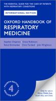Oxford Handbook of Respiratory Medicine [4th Edition]
 0198837119, 9780198837114, 9780192574060, 019257406X