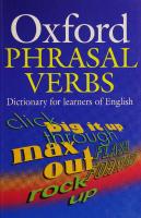 Oxford Phrasal Verbs Dictionary for Learners of English [2 ed.]
 9780194317214, 0194317218