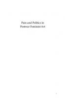 Pain and Politics in Postwar Feminist Art: Activism in the Work of Nancy Spero
 9781788312608, 9781501365065, 9781786735997